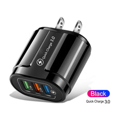 Load image into Gallery viewer, usb fast charger quick charge 3.0 4.0 universal wall mobile phone tablet chargers for iphone 11 samsung huawei charging charger

